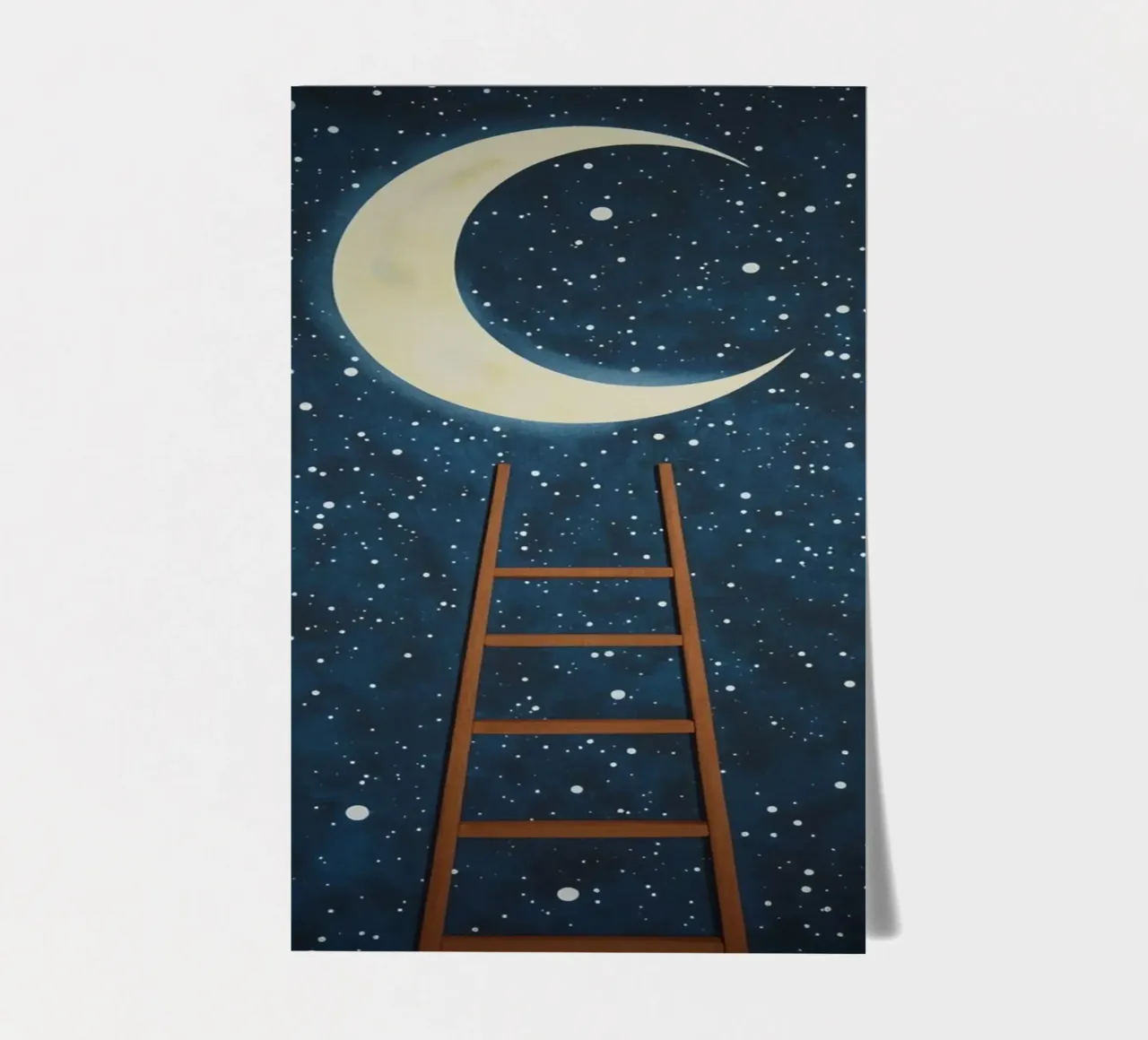 Scala per la luna foglio adesivo da DesignDoodle
