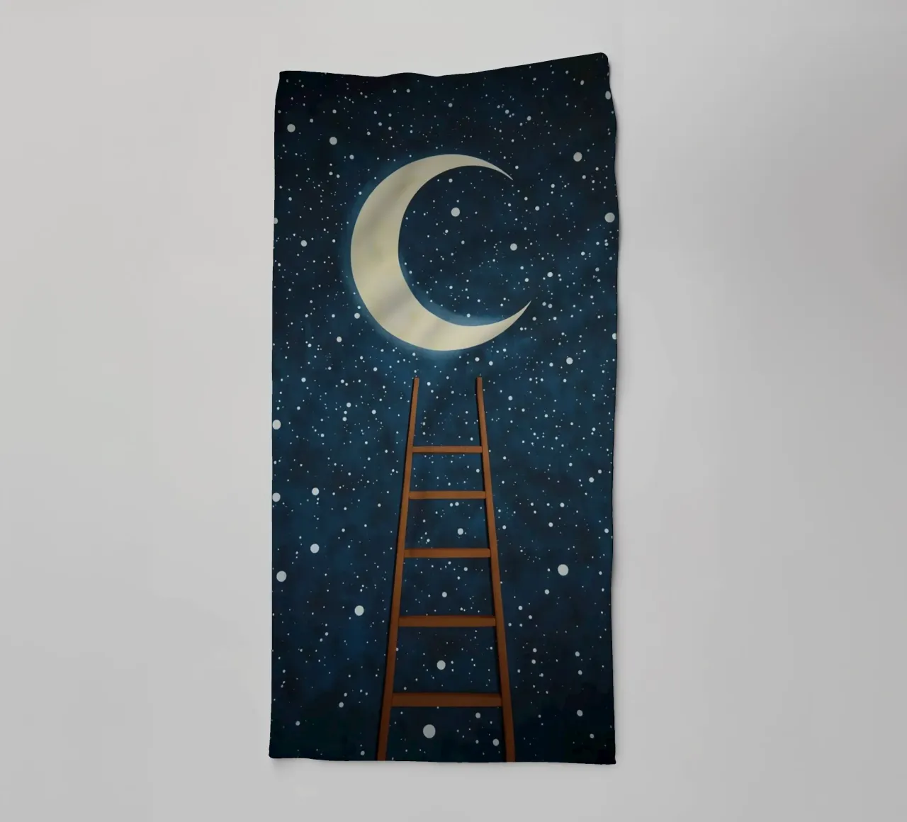 Scala per la luna asciugamano da bagno da DesignDoodle