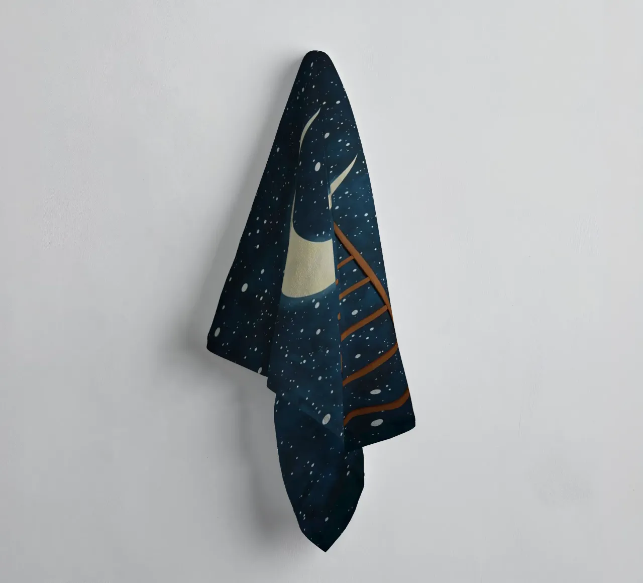 Scala per la luna asciugamano da bagno da DesignDoodle