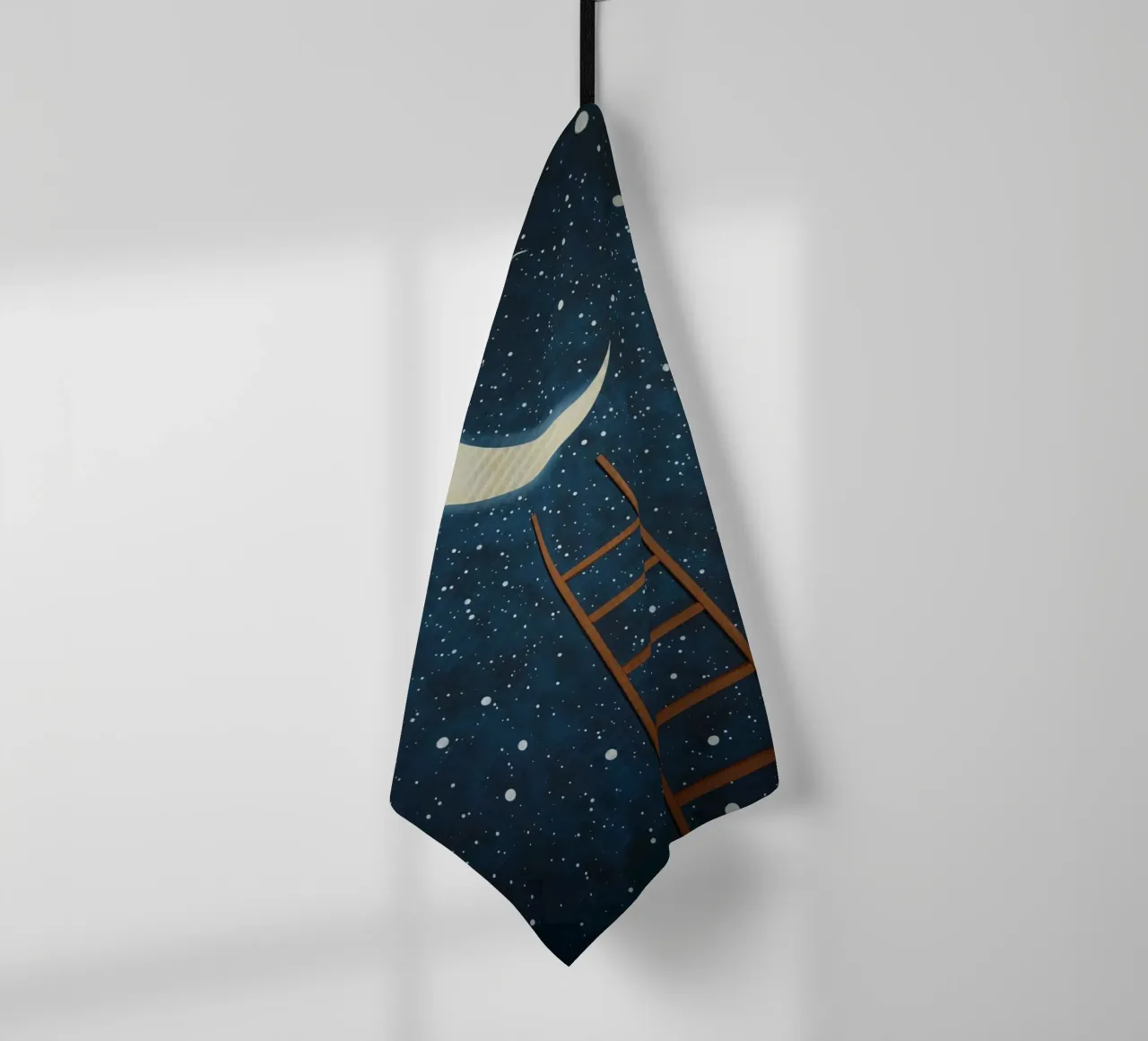 Scala per la luna canovaccio da cucina da DesignDoodle