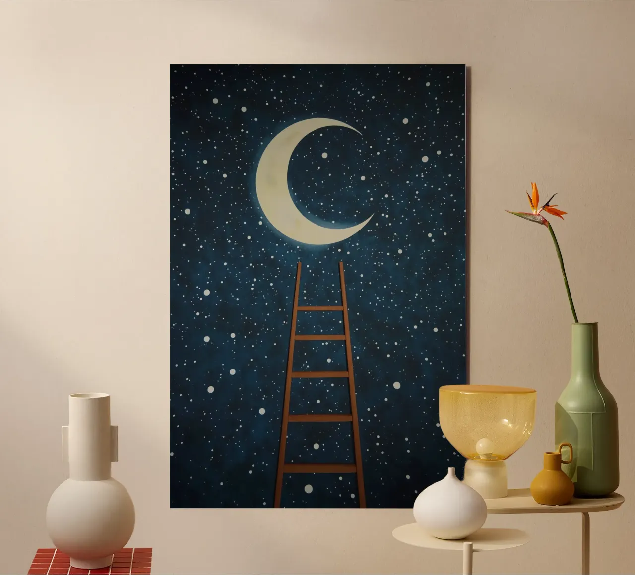 Scala per la luna alluminio dibond da DesignDoodle
