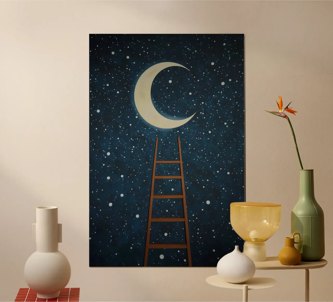 Scala per la luna carta hahnemühle da DesignDoodle