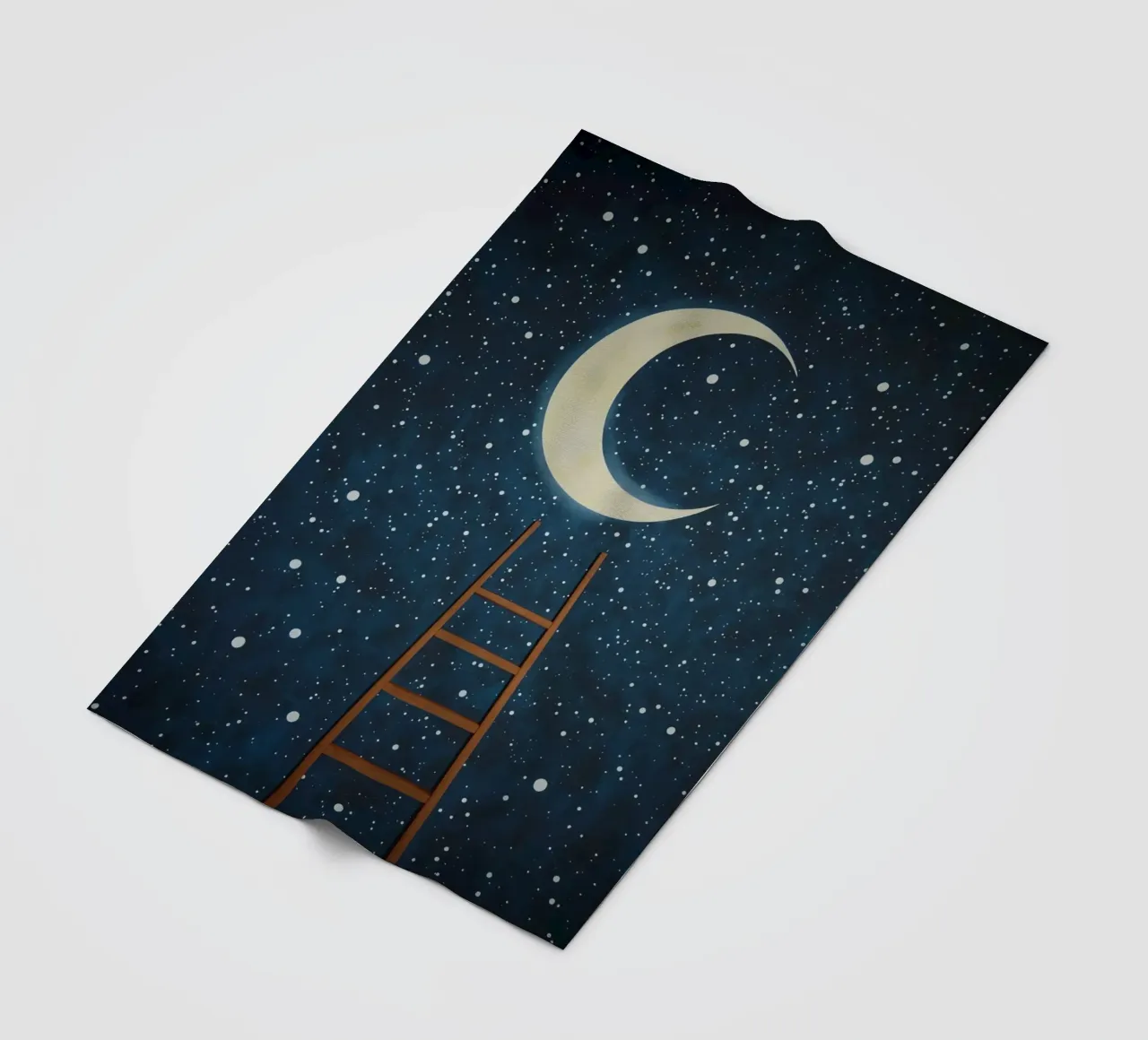 Scala per la luna coperta in pile da DesignDoodle