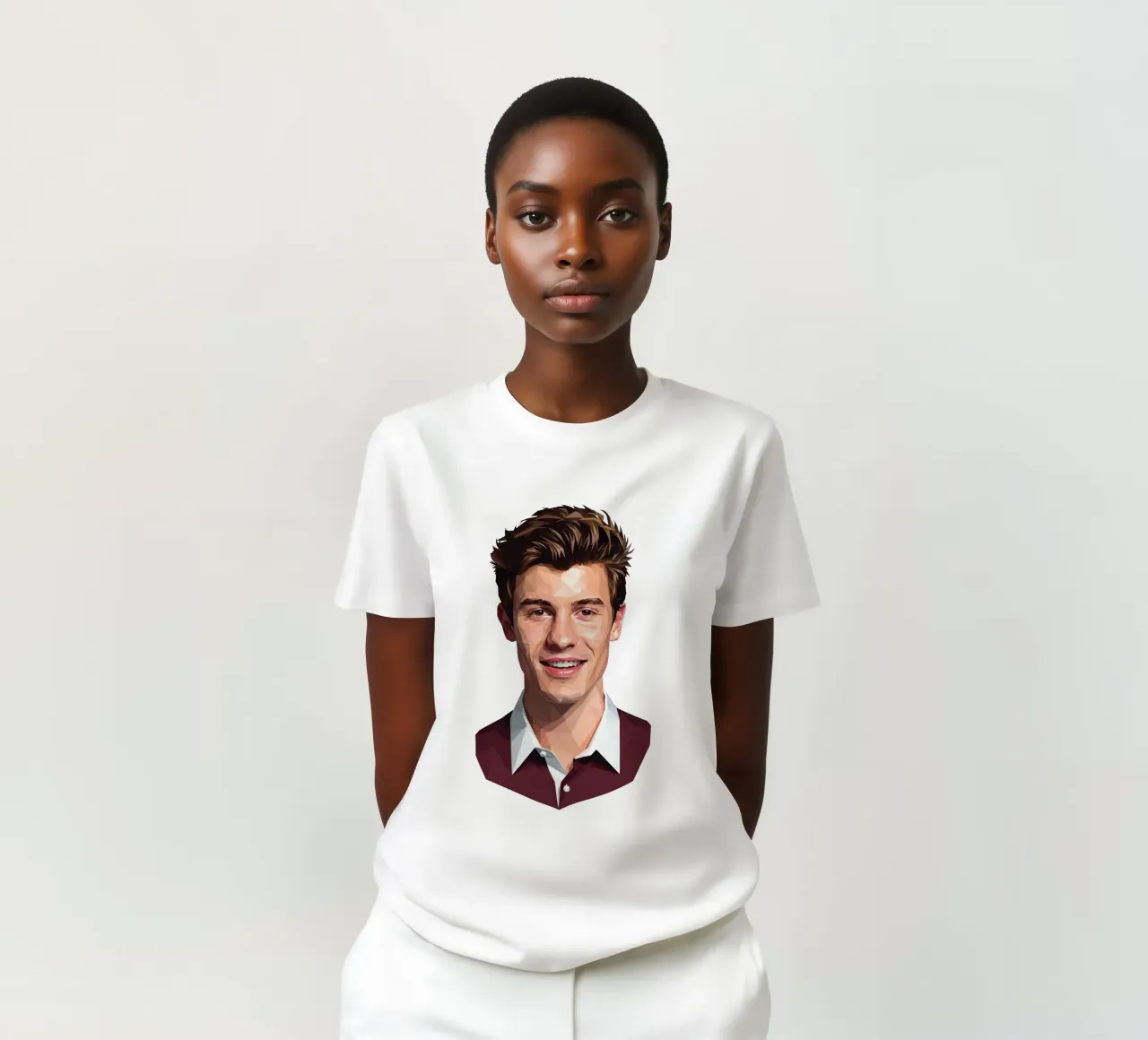 Shawn Mendes Lowpoly t-shirt da Low Profile