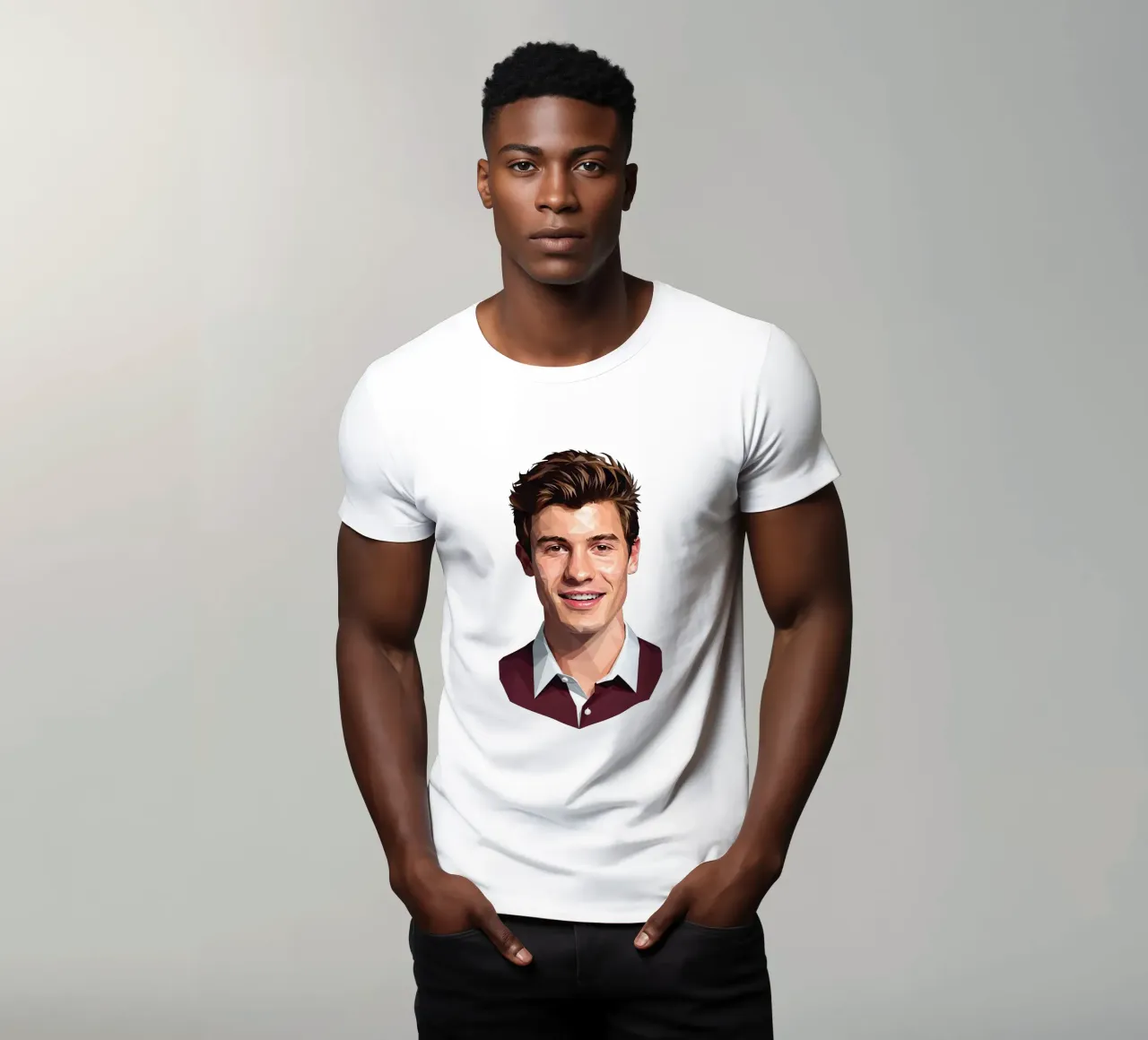 Shawn Mendes Lowpoly t-shirt da Low Profile