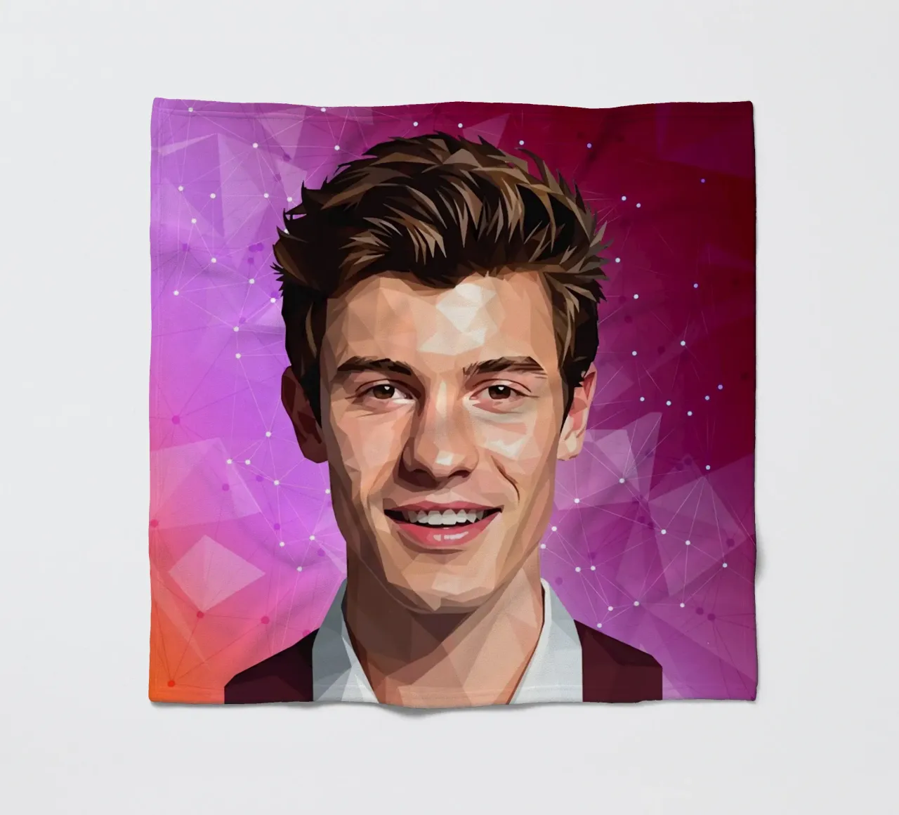 Shawn Mendes Lowpoly coperta in pile da Low Profile
