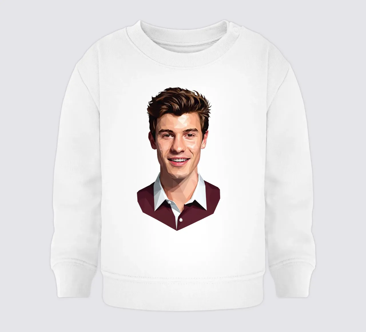 Shawn Mendes Lowpoly felpa neonato da Low Profile