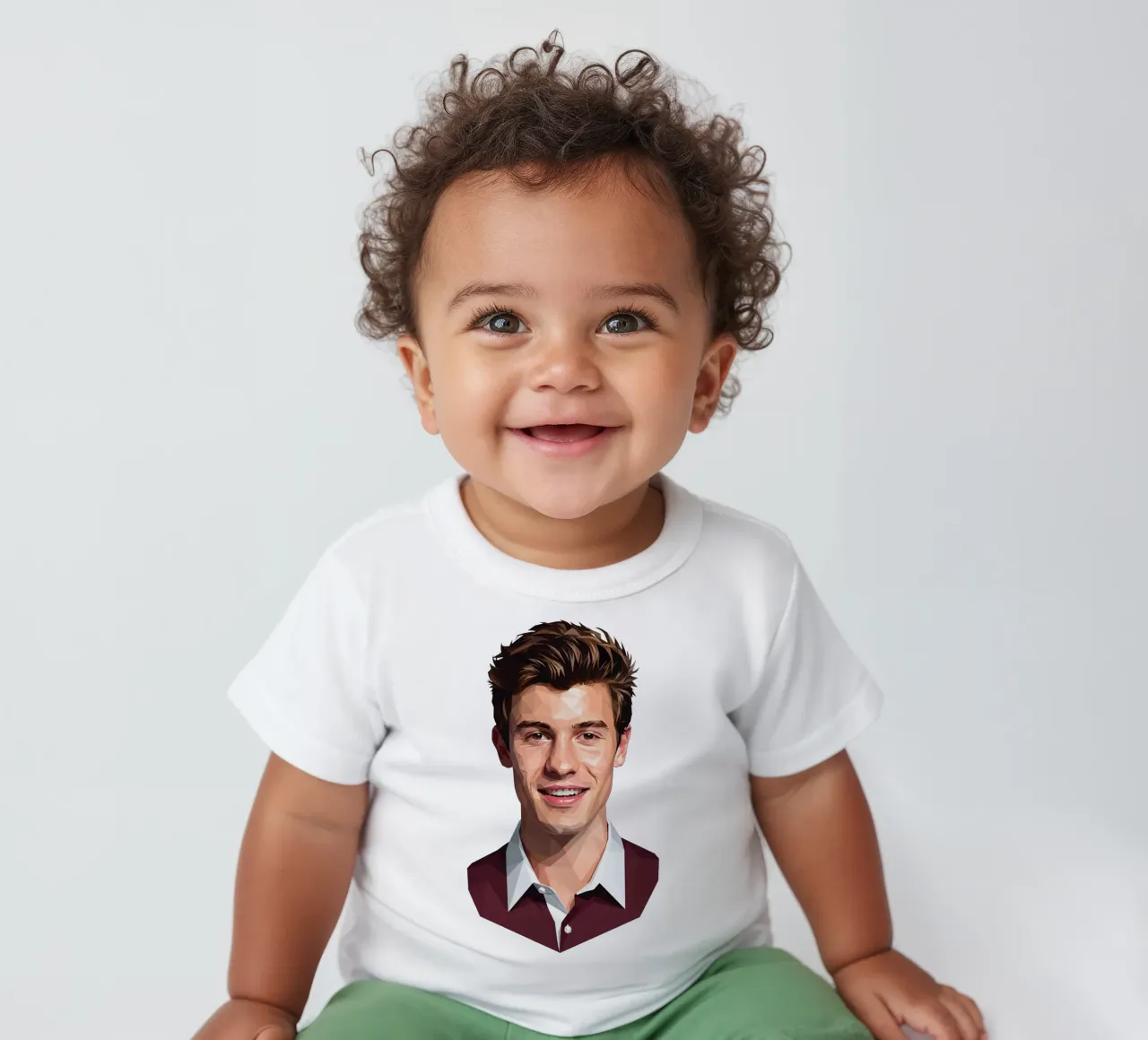 Shawn Mendes Lowpoly maglietta neonato da Low Profile