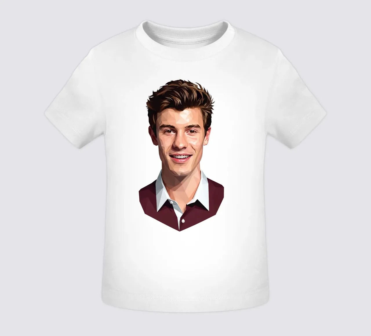 Shawn Mendes Lowpoly maglietta neonato da Low Profile