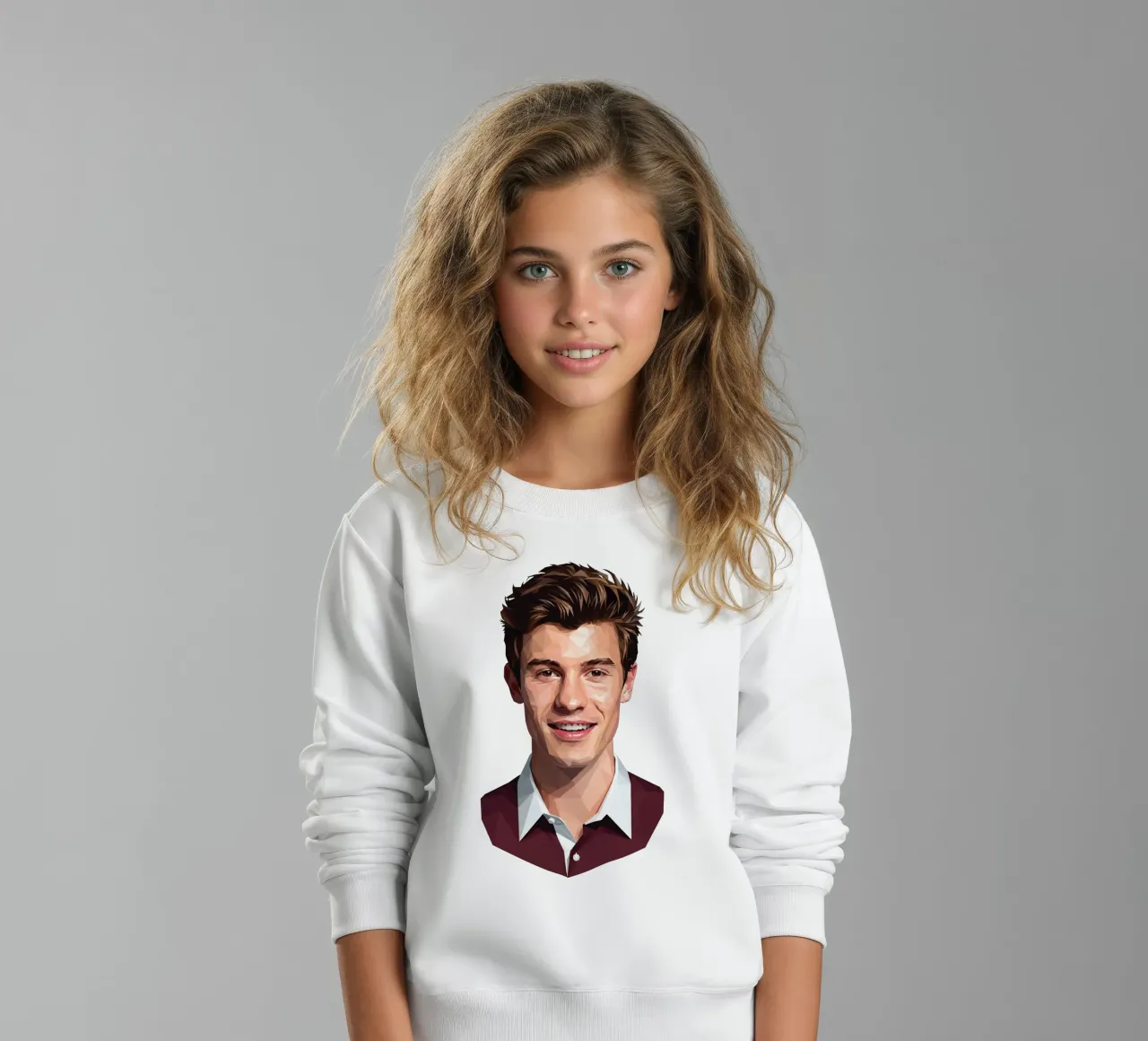 Shawn Mendes Lowpoly felpa bambino da Low Profile