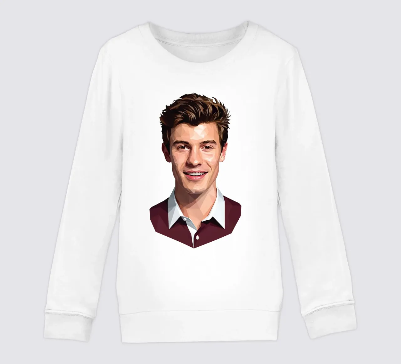 Shawn Mendes Lowpoly felpa bambino da Low Profile