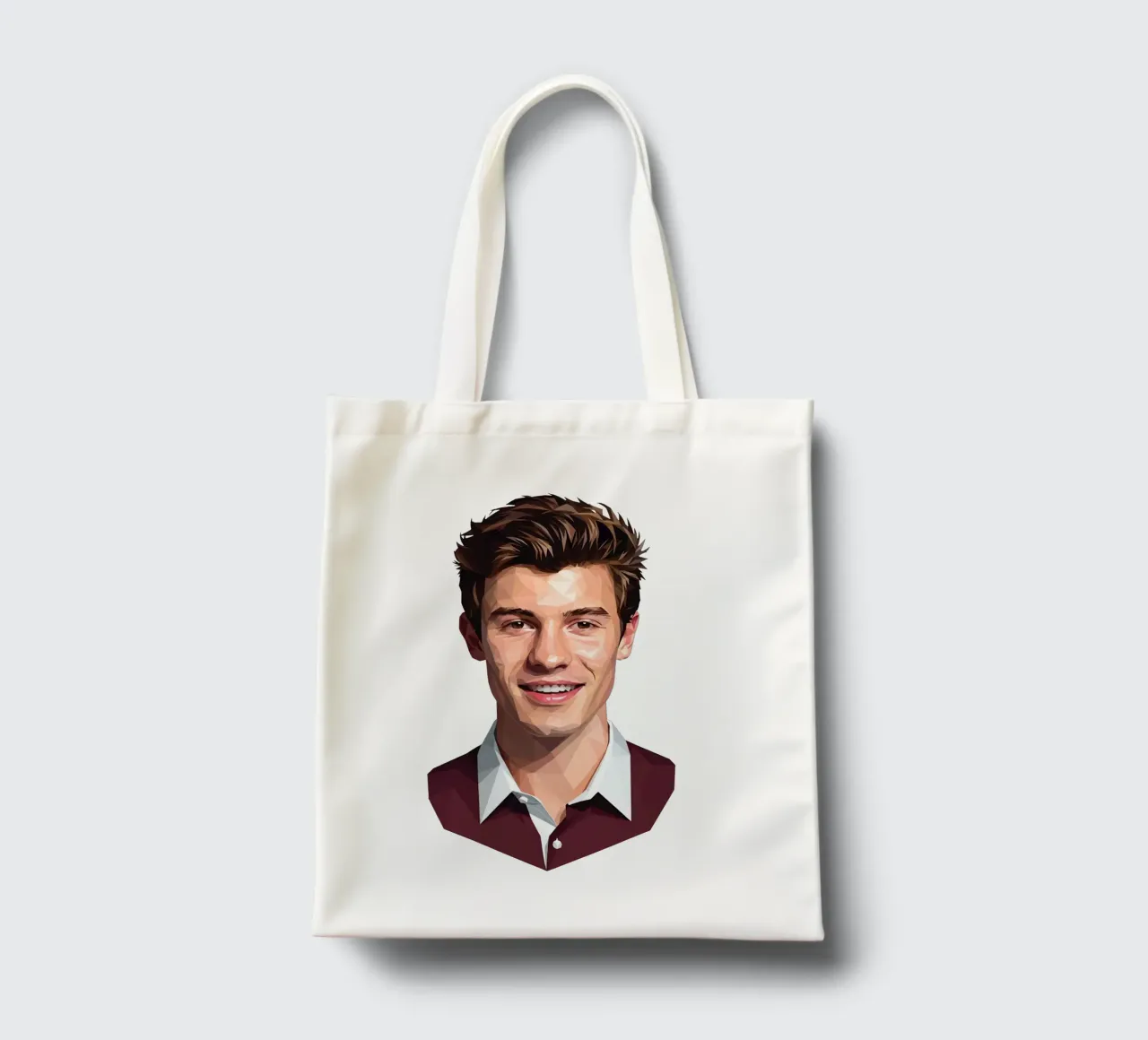 Shawn Mendes Lowpoly borsa in juta da Low Profile