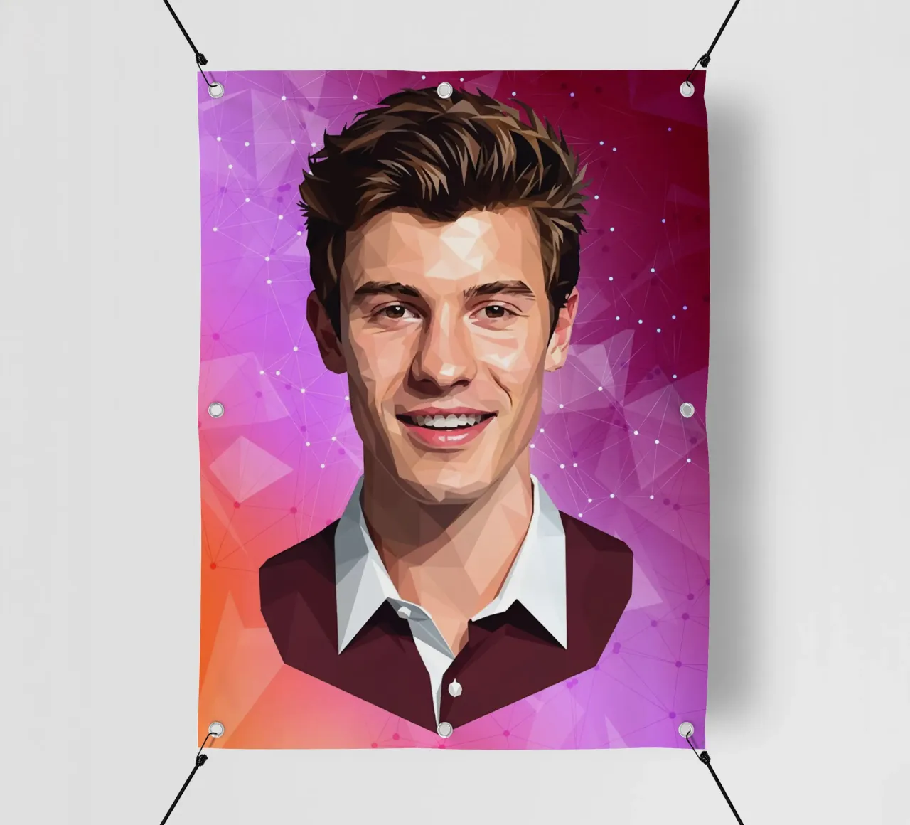 Shawn Mendes Lowpoly telo in pvc da Low Profile