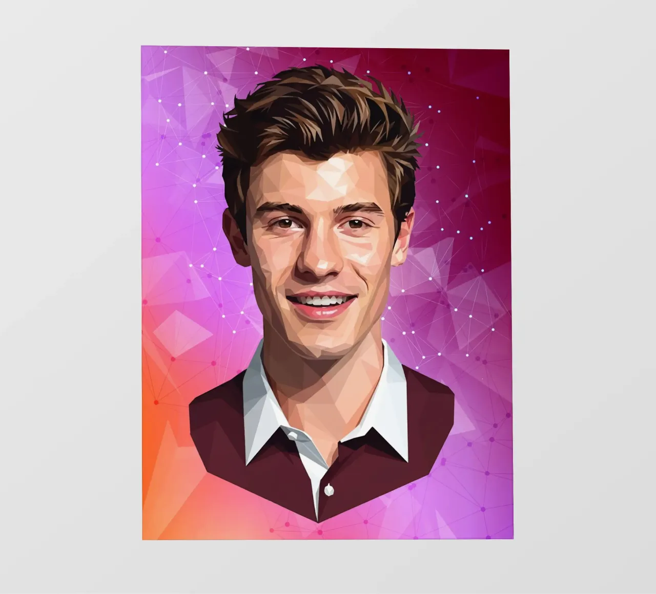 Shawn Mendes Lowpoly telo in pvc da Low Profile
