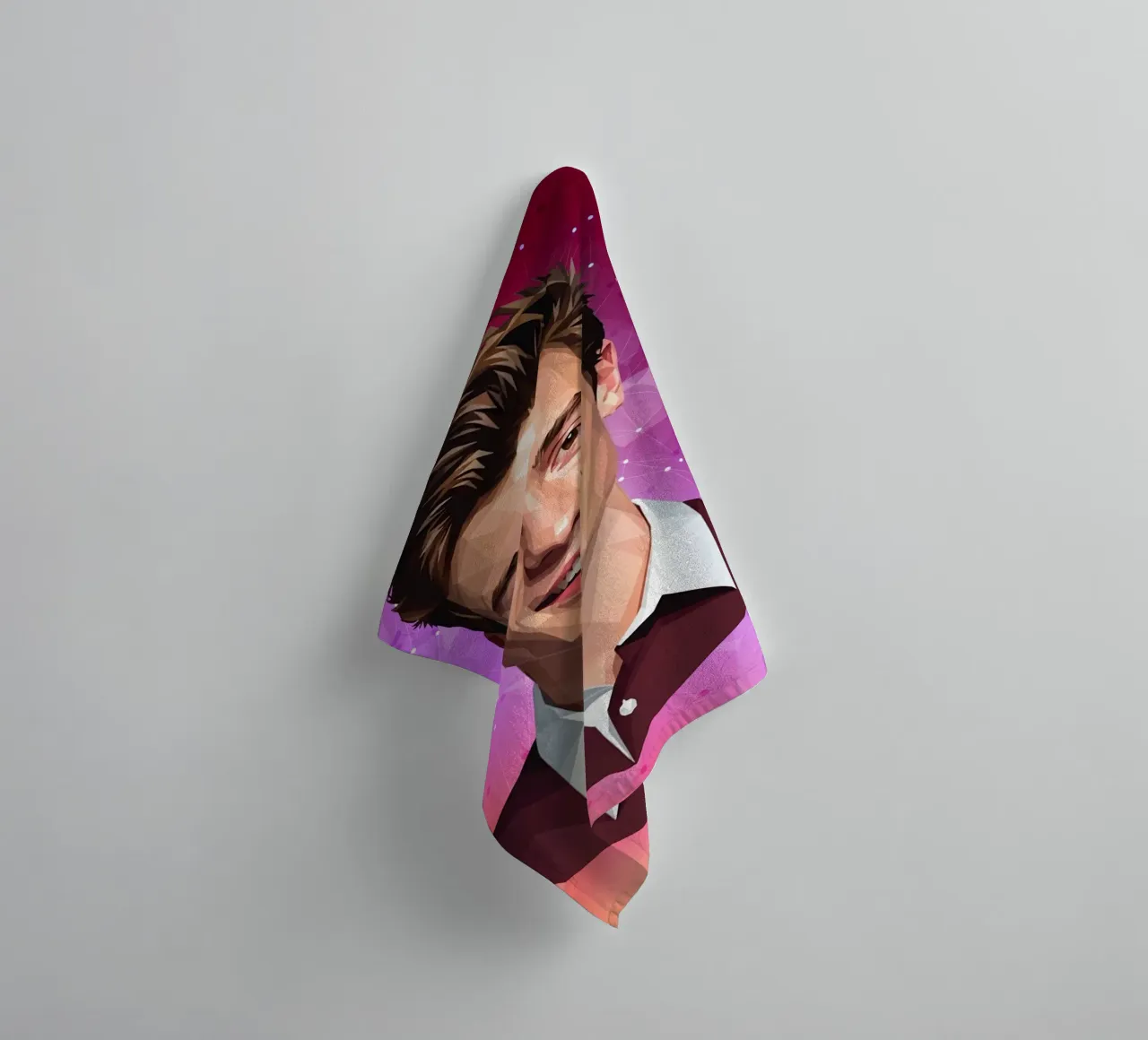 Shawn Mendes Lowpoly asciugamano da bagno da Low Profile