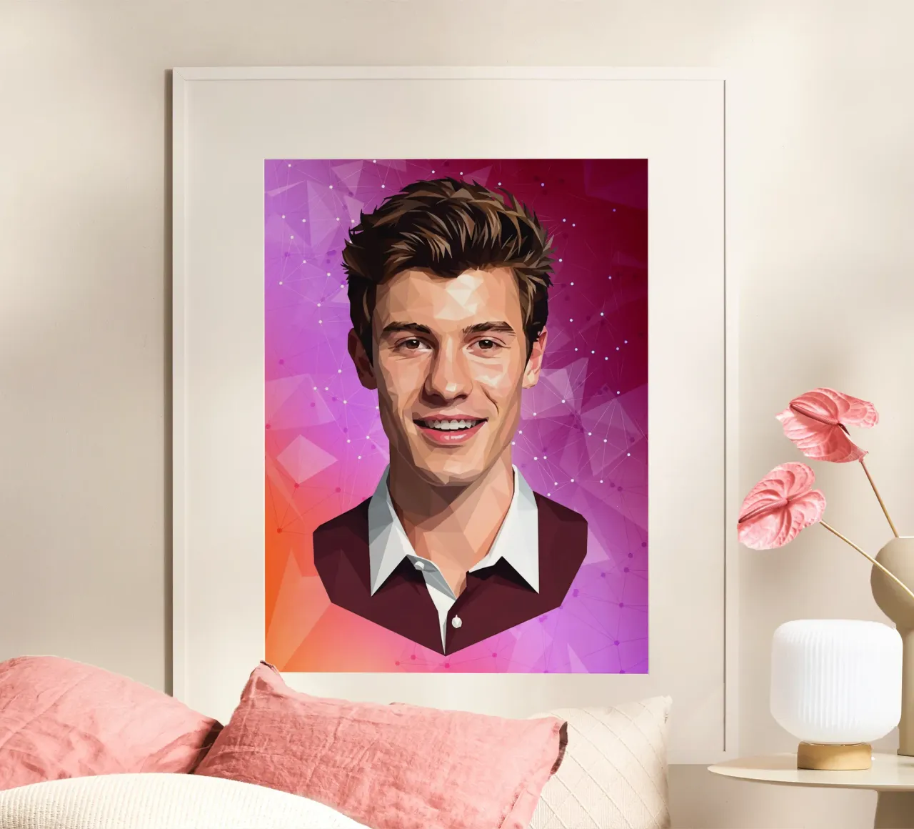 Shawn Mendes Lowpoly carta hahnemühle da Low Profile