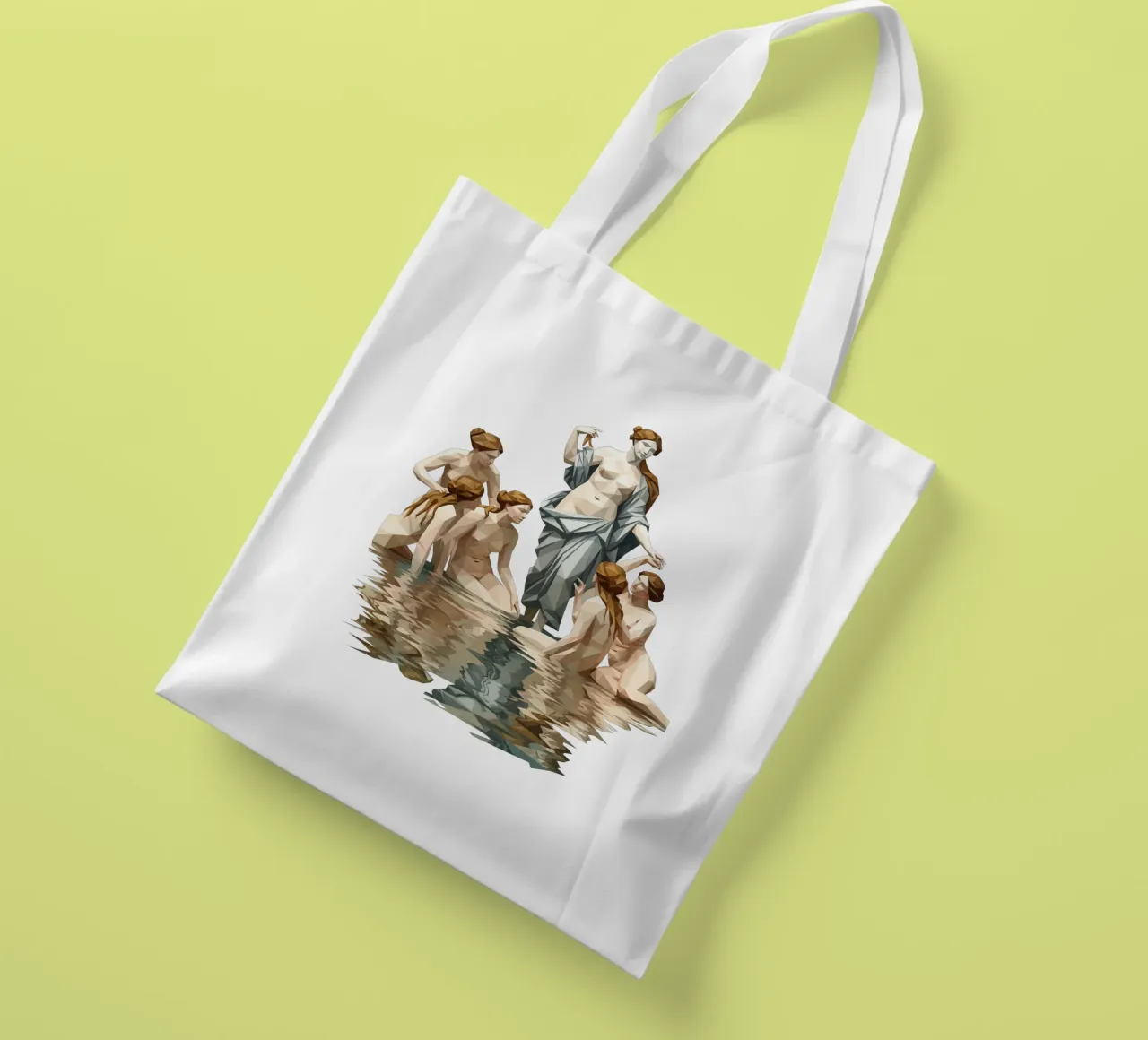 Venere e i suoi compagni Lowpoly borsa in juta da Low Profile