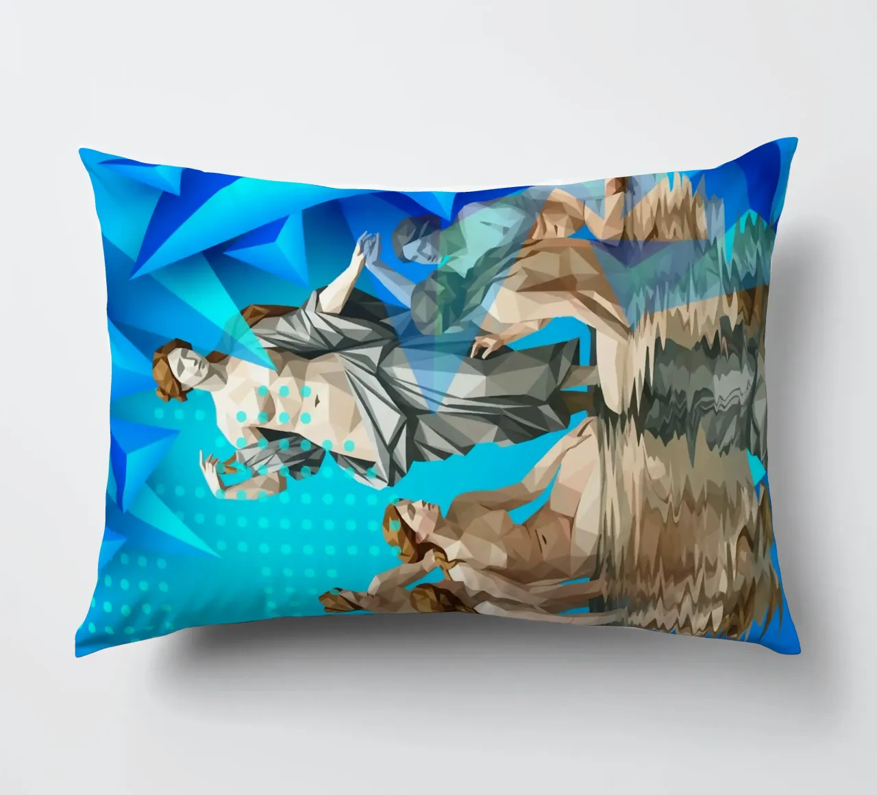Venere e i suoi compagni Lowpoly cuscino da Low Profile