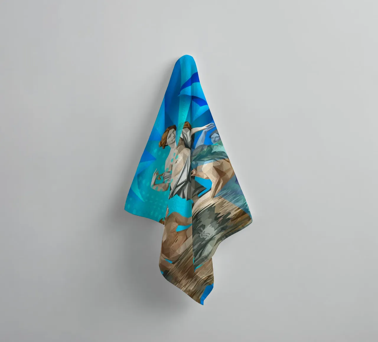 Venere e i suoi compagni Lowpoly asciugamano da bagno da Low Profile