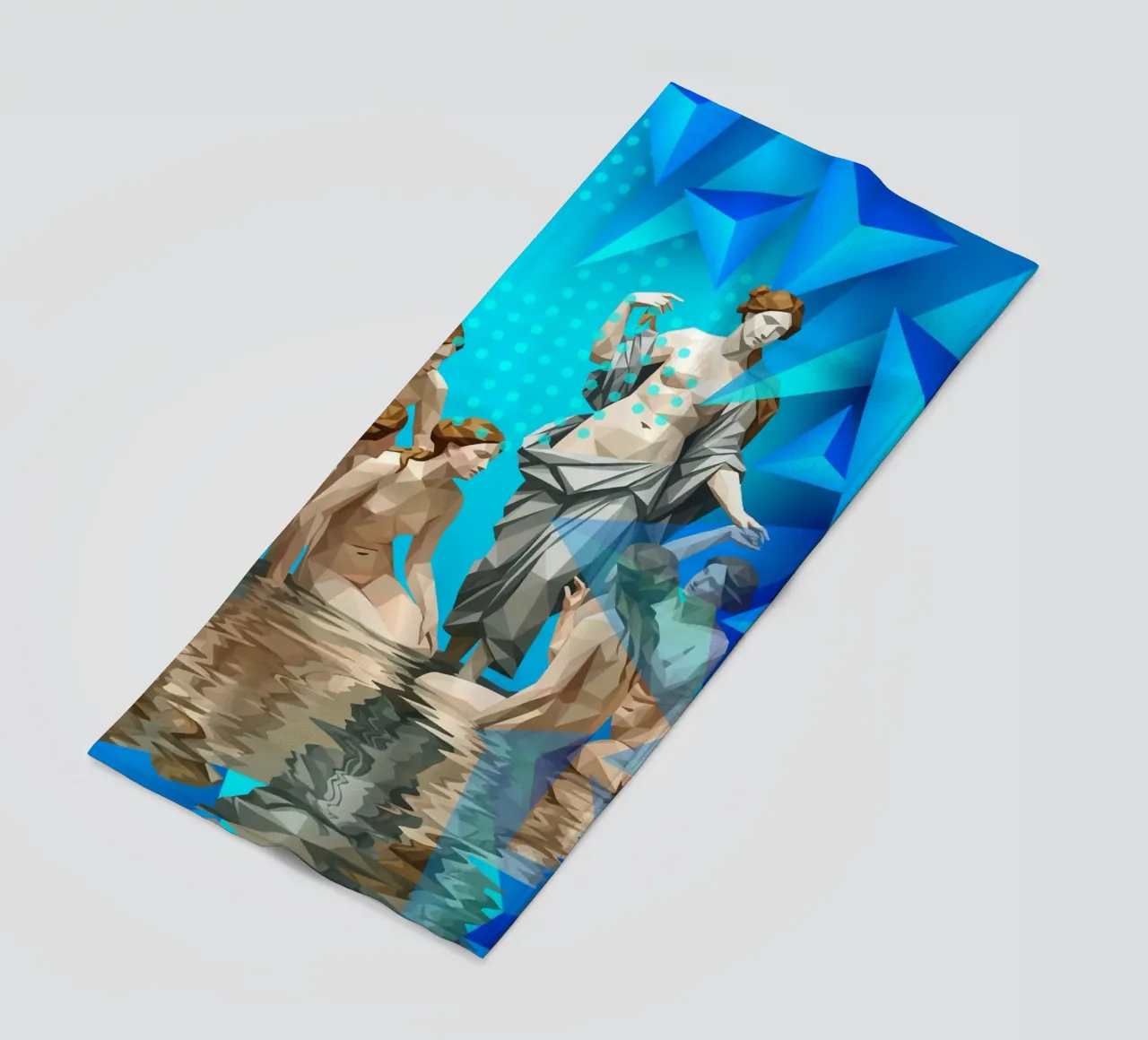 Venere e i suoi compagni Lowpoly telo mare da Low Profile