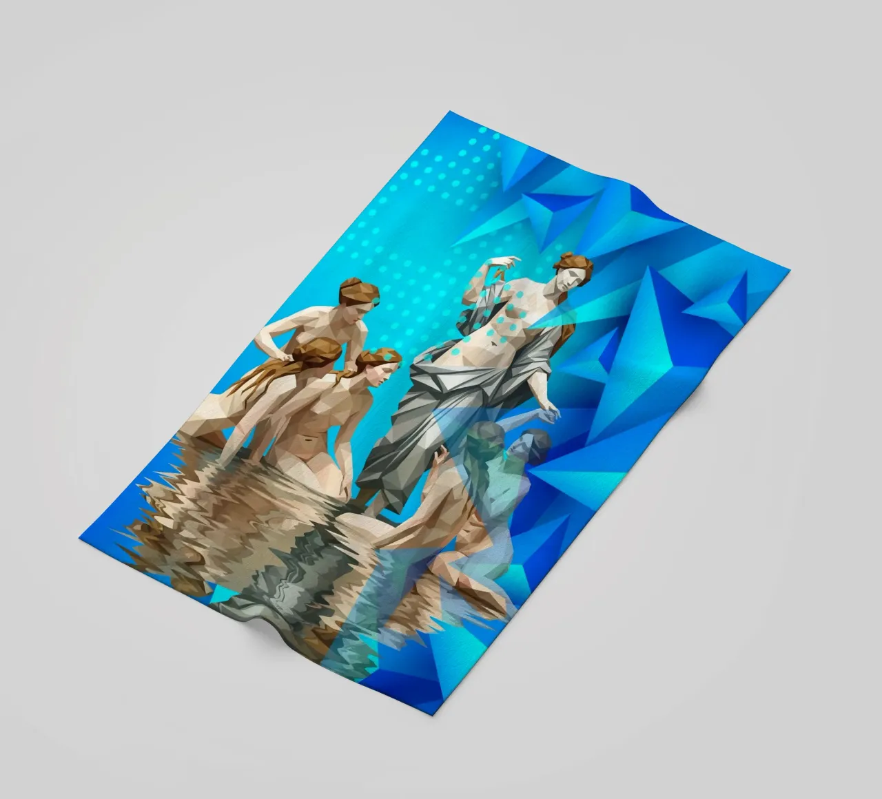 Venere e i suoi compagni Lowpoly telo mare da Low Profile
