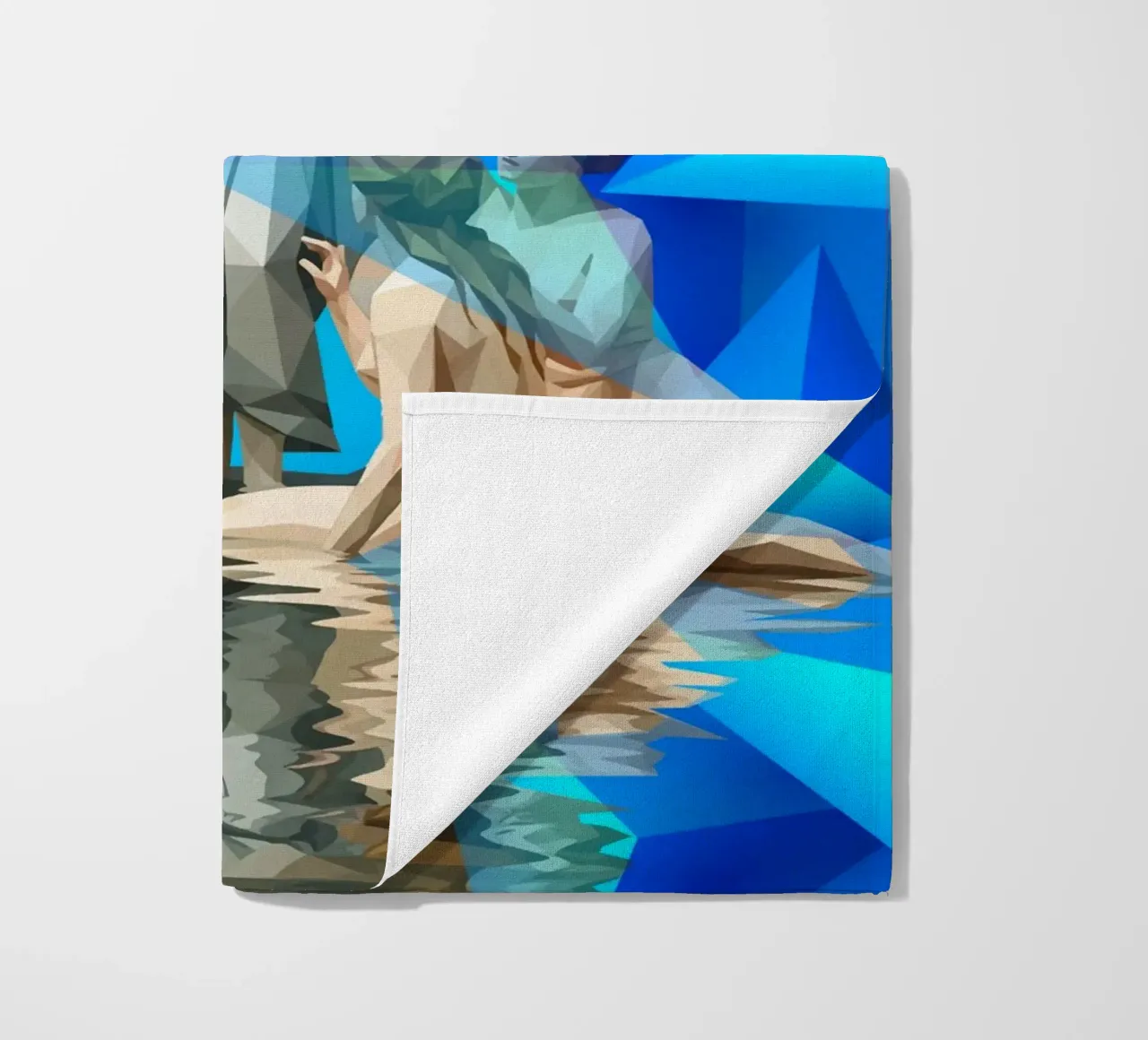Venere e i suoi compagni Lowpoly telo mare da Low Profile