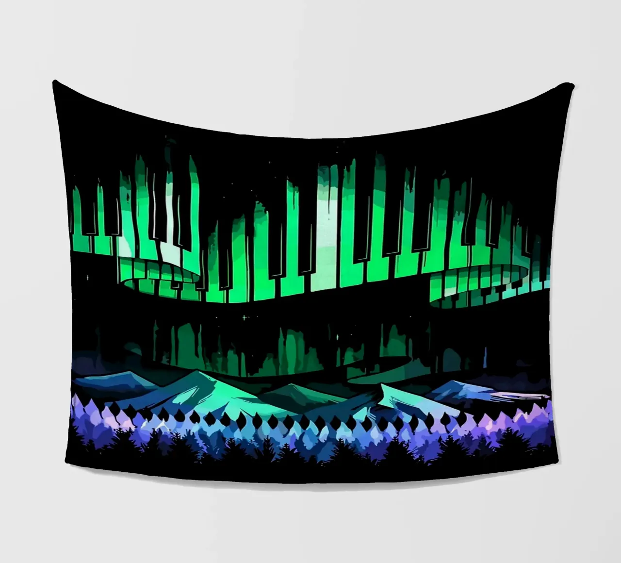 Canzone dell'Aurora Boreale coperta in pile da Kimberly Johnson