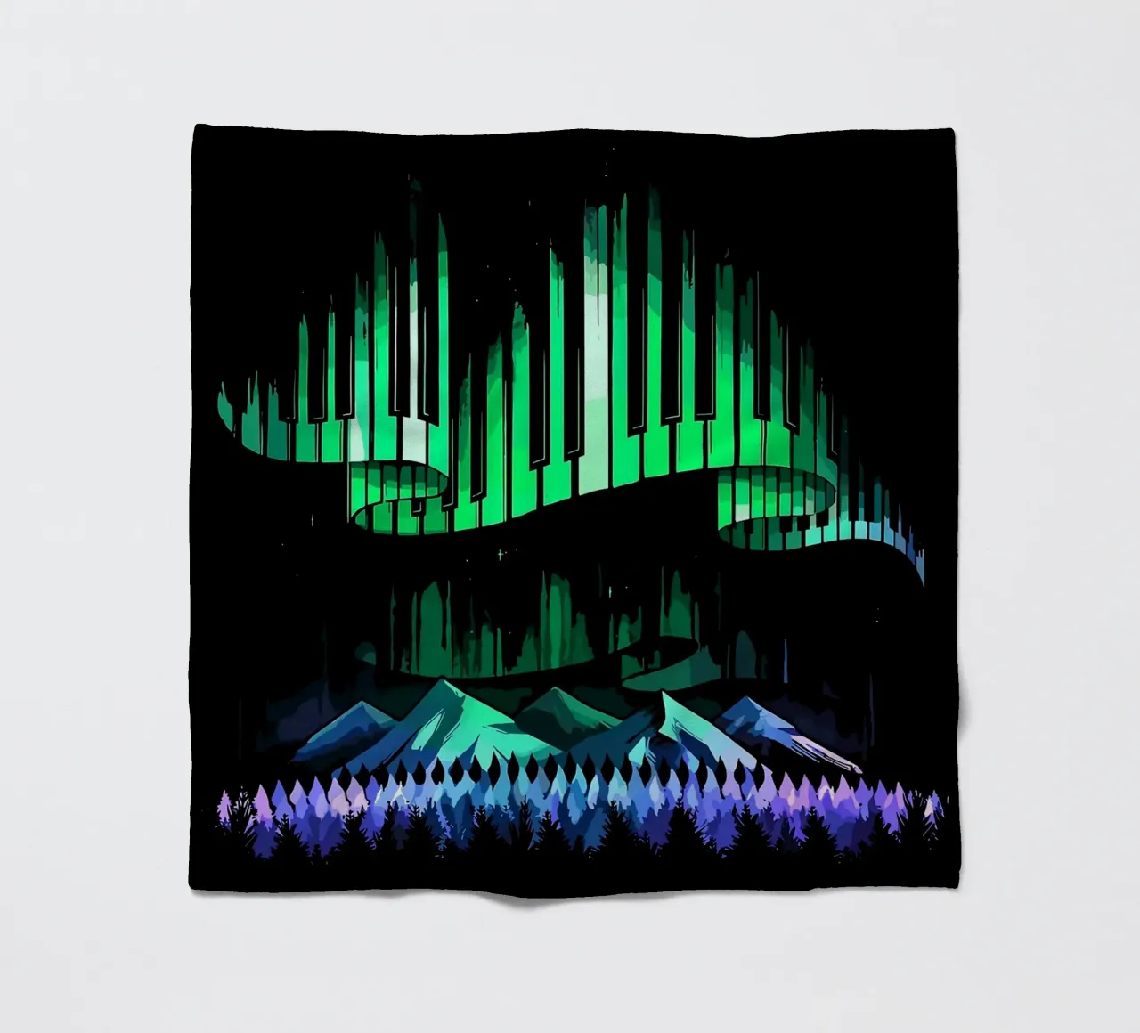 Canzone dell'Aurora Boreale coperta in pile da Kimberly Johnson