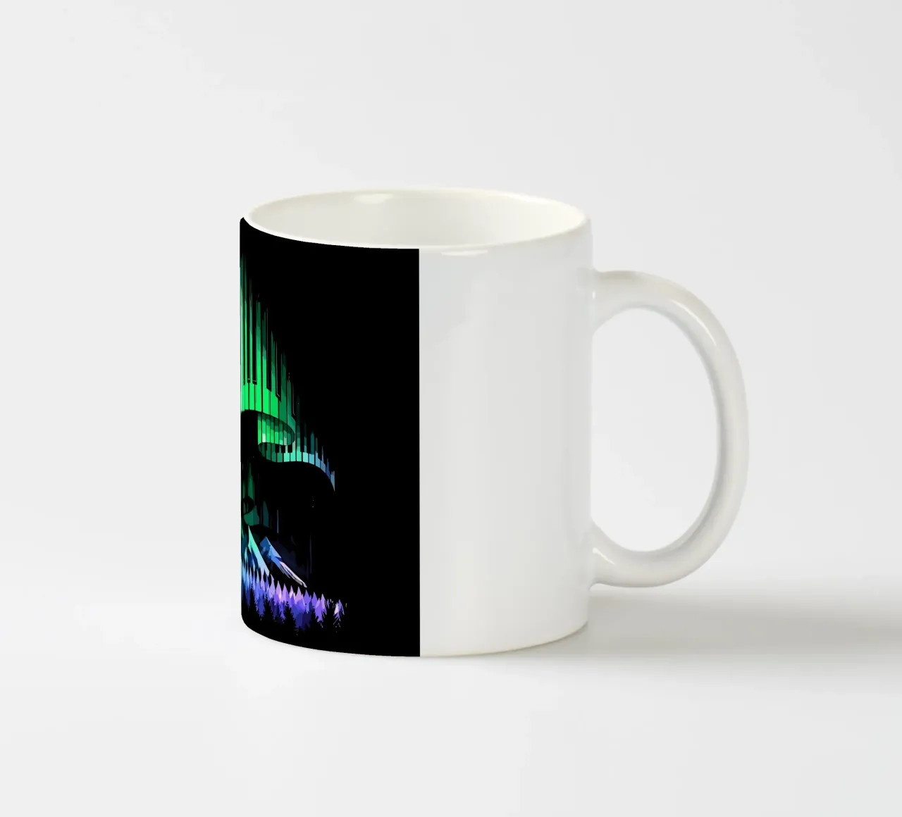 Canzone dell'Aurora Boreale tazza in ceramica da Kimberly Johnson