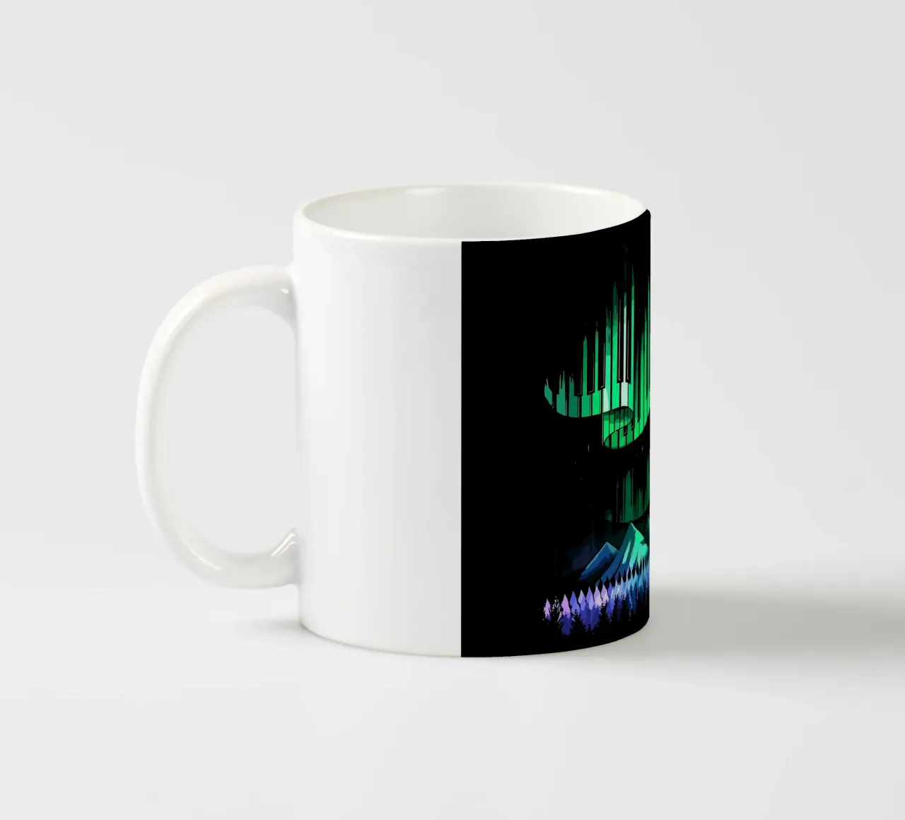 Canzone dell'Aurora Boreale tazza in ceramica da Kimberly Johnson
