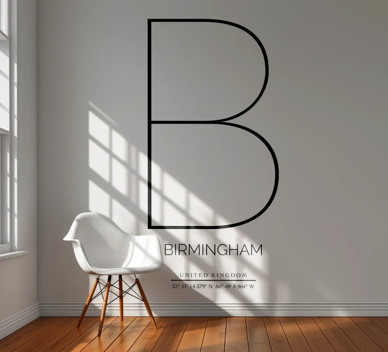 BIRMINGHAM - white photo wallpaper by CityLights