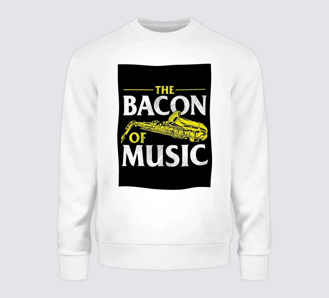Il sassofono di Bacon of Music, Il sassofono di Bacon of Music - Saxofono felpa da Kimberly Johnson