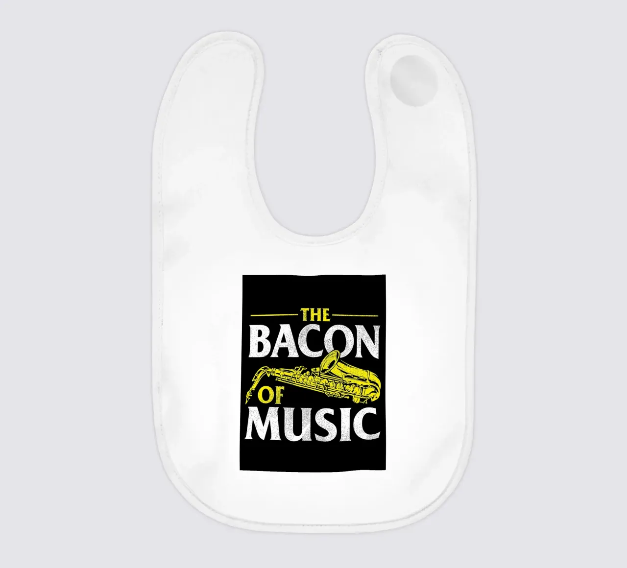 Il sassofono di Bacon of Music, Il sassofono di Bacon of Music - Saxofono bavaglino da Kimberly Johnson