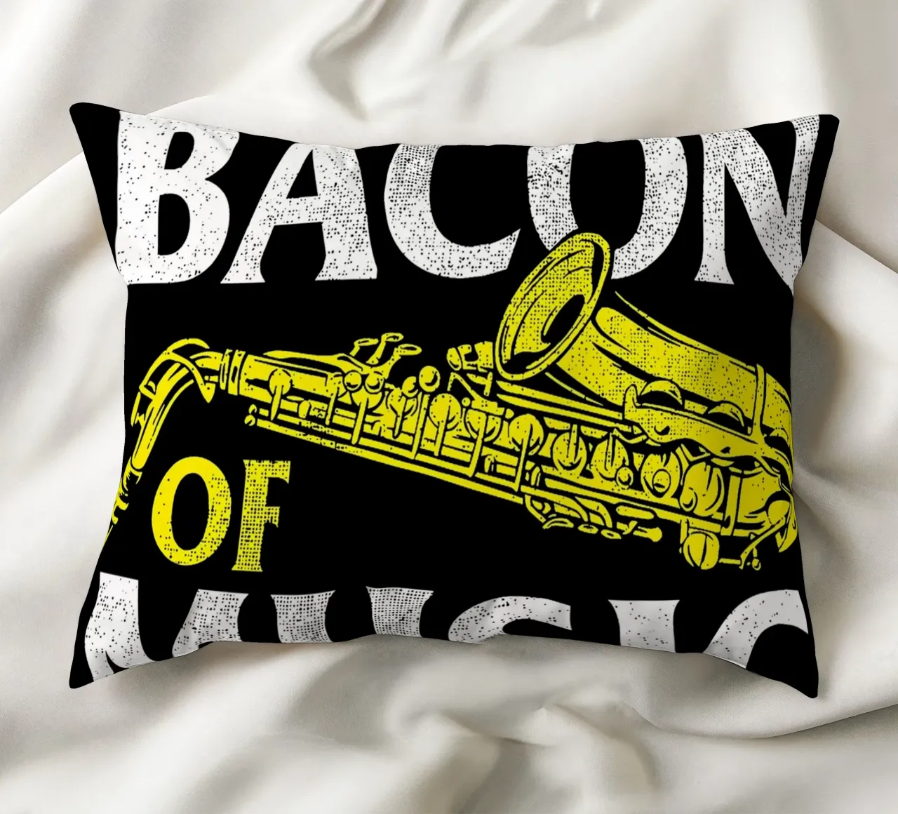 Il sassofono di Bacon of Music, Il sassofono di Bacon of Music - Saxofono cuscino da Kimberly Johnson
