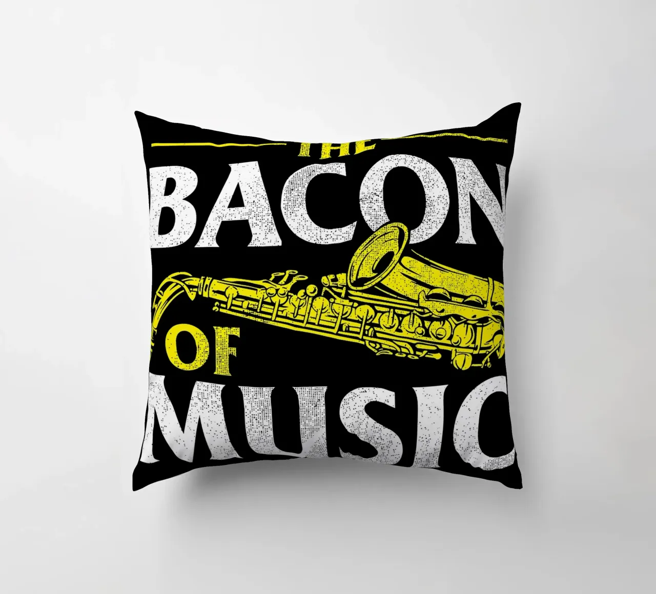 Il sassofono di Bacon of Music, Il sassofono di Bacon of Music - Saxofono cuscino da Kimberly Johnson