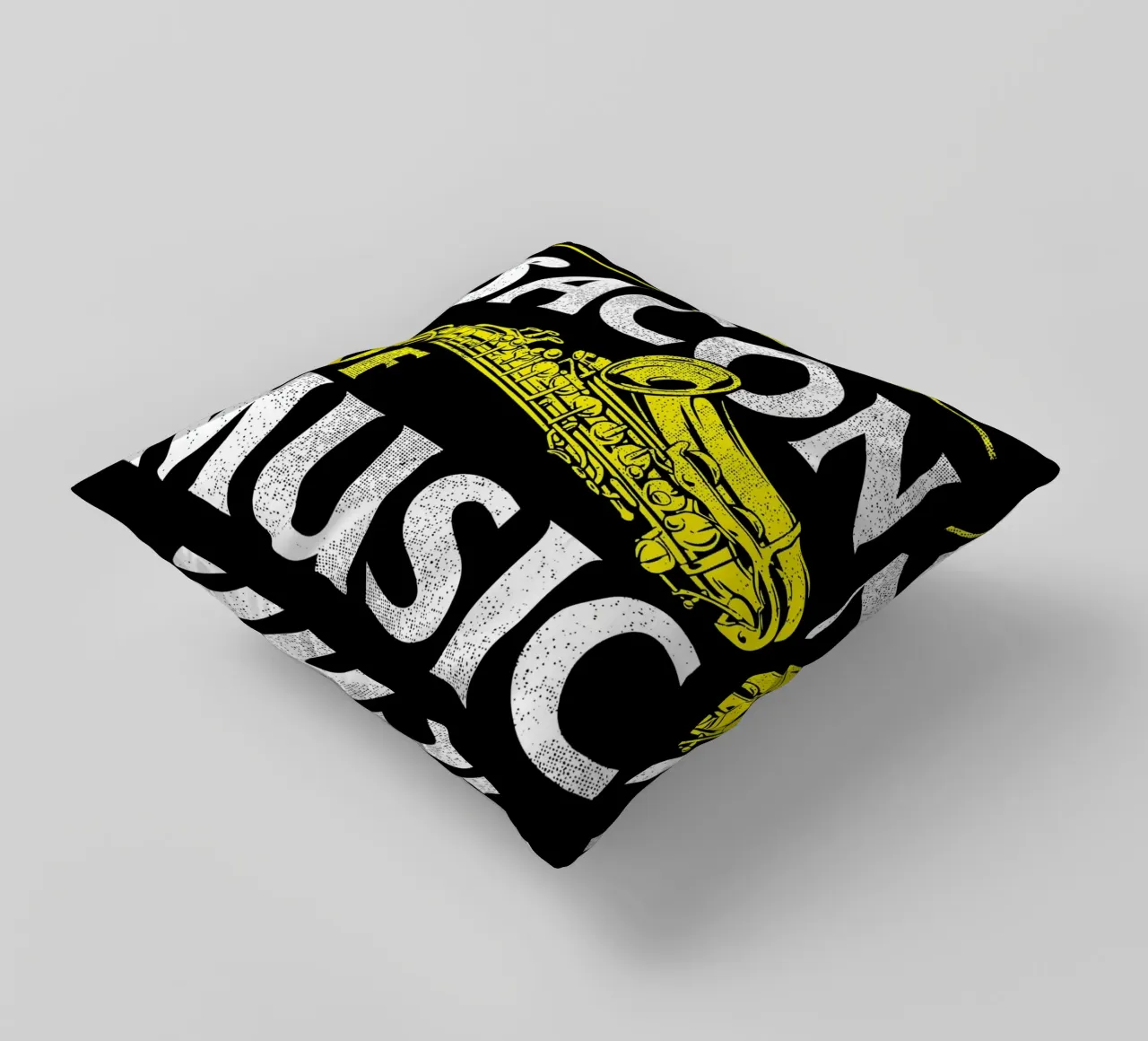 Il sassofono di Bacon of Music, Il sassofono di Bacon of Music - Saxofono cuscino da Kimberly Johnson