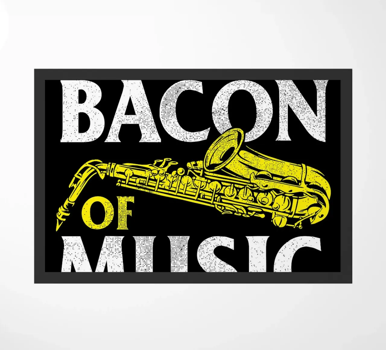 Il sassofono di Bacon of Music, Il sassofono di Bacon of Music - Saxofono zerbino da Kimberly Johnson