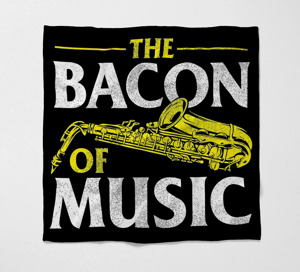 Il sassofono di Bacon of Music, Il sassofono di Bacon of Music - Saxofono coperta in pile da Kimberly Johnson