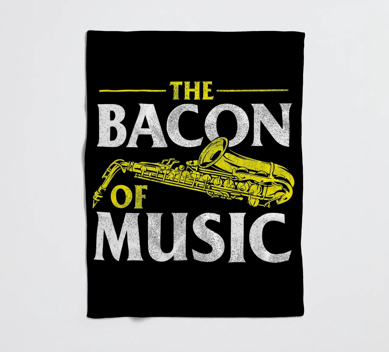 Il sassofono di Bacon of Music, Il sassofono di Bacon of Music - Saxofono coperta in pile da Kimberly Johnson