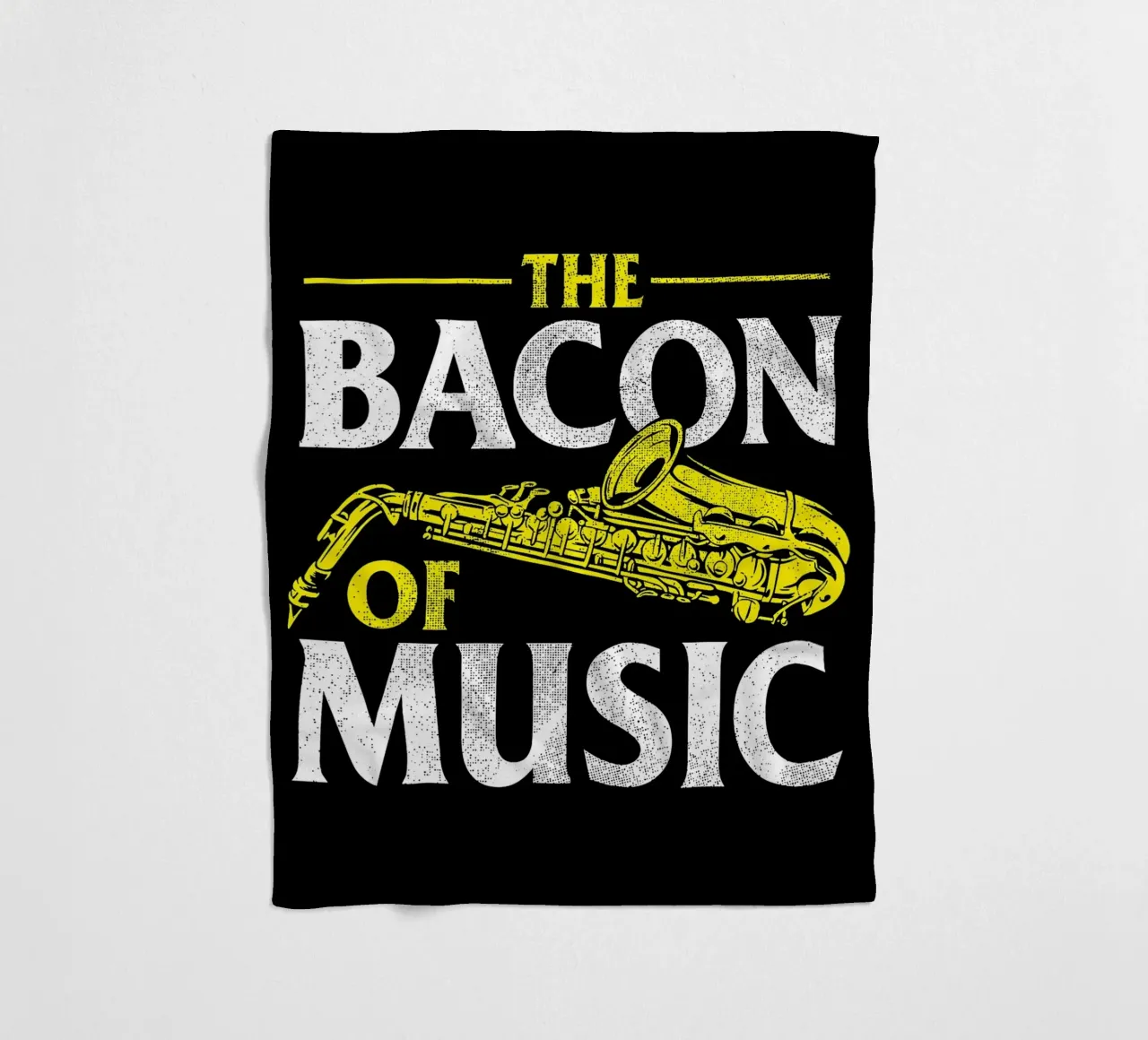 Il sassofono di Bacon of Music, Il sassofono di Bacon of Music - Saxofono coperta in pile da Kimberly Johnson