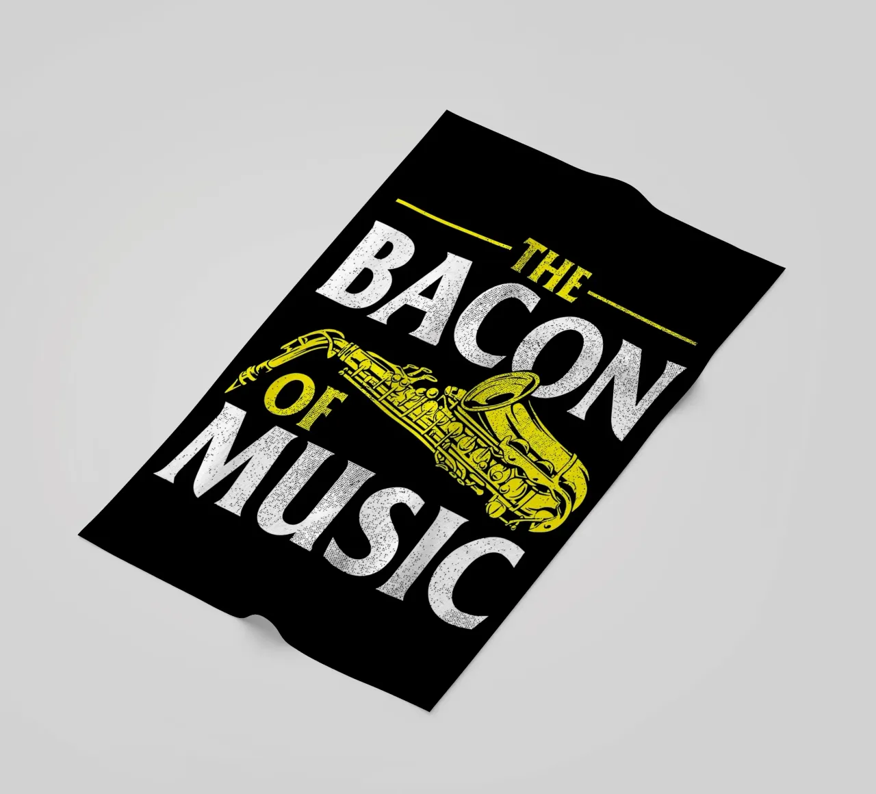 Il sassofono di Bacon of Music, Il sassofono di Bacon of Music - Saxofono telo mare da Kimberly Johnson