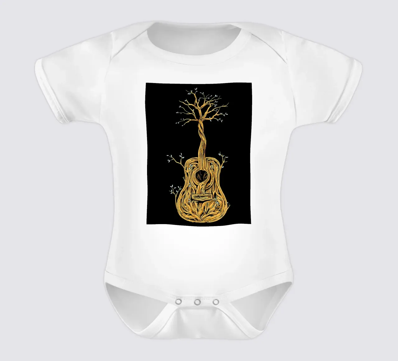 Il chitarrista di Tree of Life body neonato maniche corte da Kimberly Johnson