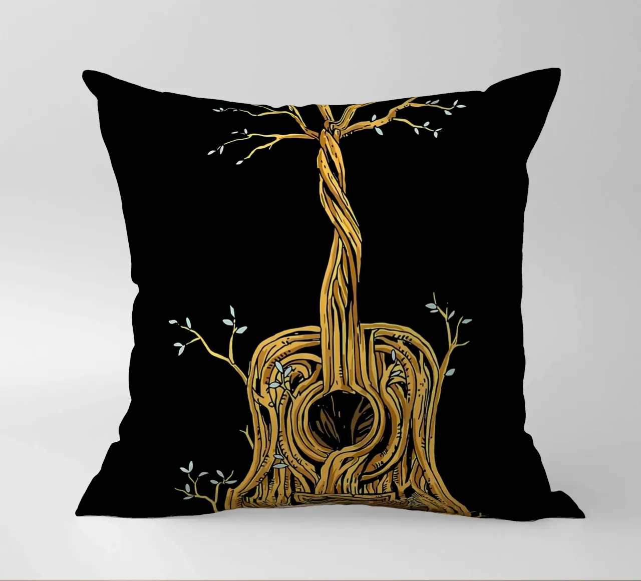 Il chitarrista di Tree of Life cuscino da Kimberly Johnson