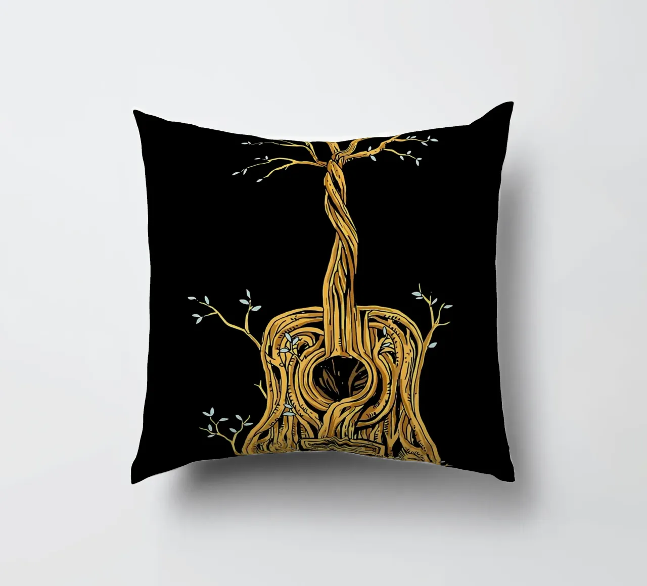 Il chitarrista di Tree of Life cuscino da Kimberly Johnson
