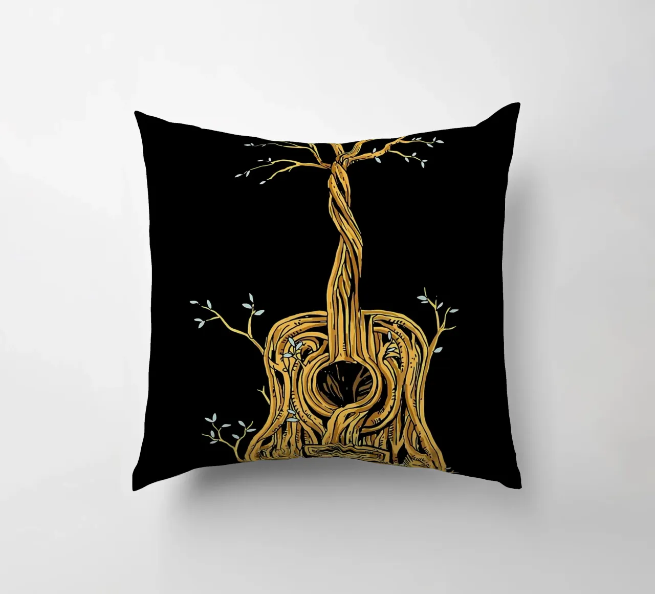 Il chitarrista di Tree of Life cuscino da Kimberly Johnson