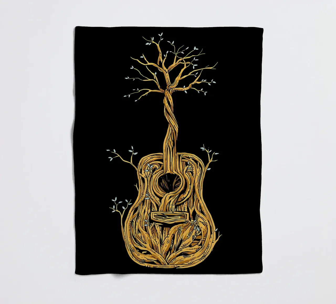 Il chitarrista di Tree of Life coperta in pile da Kimberly Johnson