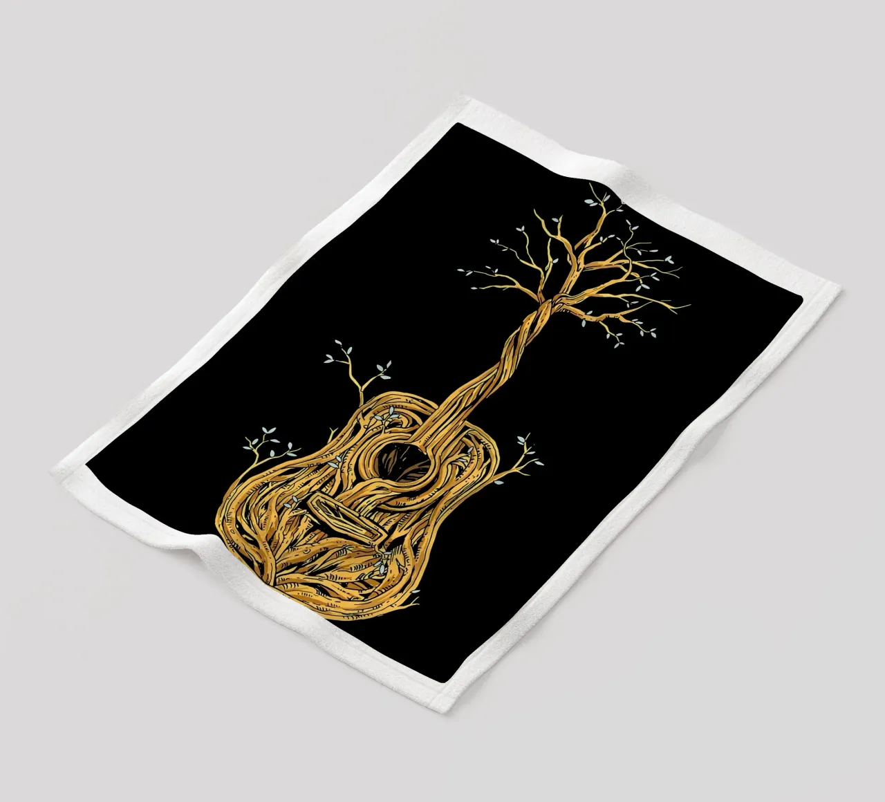 Il chitarrista di Tree of Life coperta in pile da Kimberly Johnson