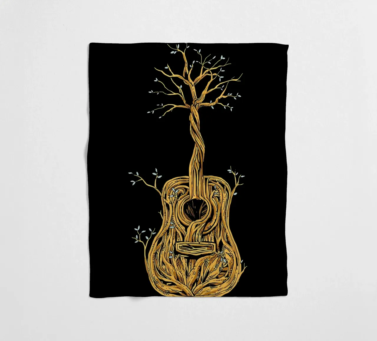 Il chitarrista di Tree of Life coperta in pile da Kimberly Johnson