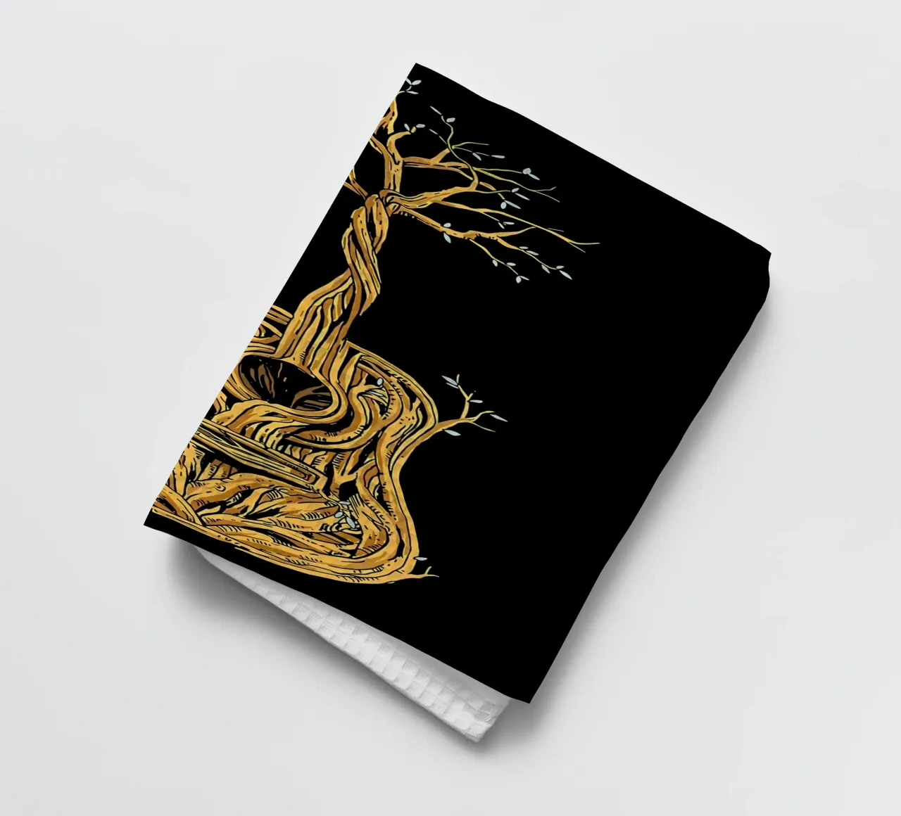 Il chitarrista di Tree of Life canovaccio da cucina da Kimberly Johnson
