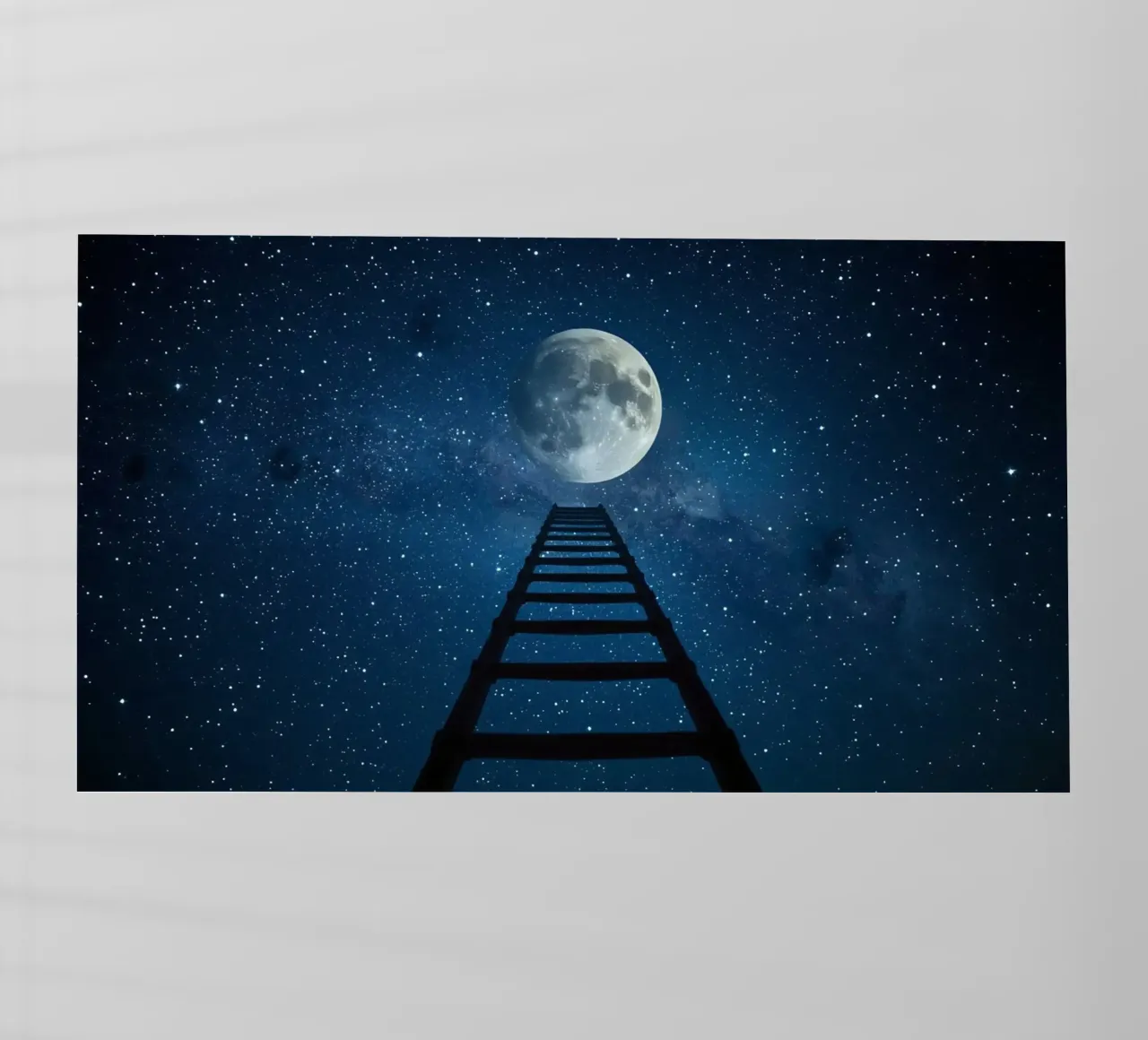 Scala per la luna nel cielo stellato pellicola backlit da DesignDoodle